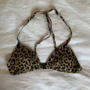 Urban Outfitters leopard bikini top